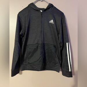 ADIDAS YOUTH FULL ZIP HOODIE JACKET